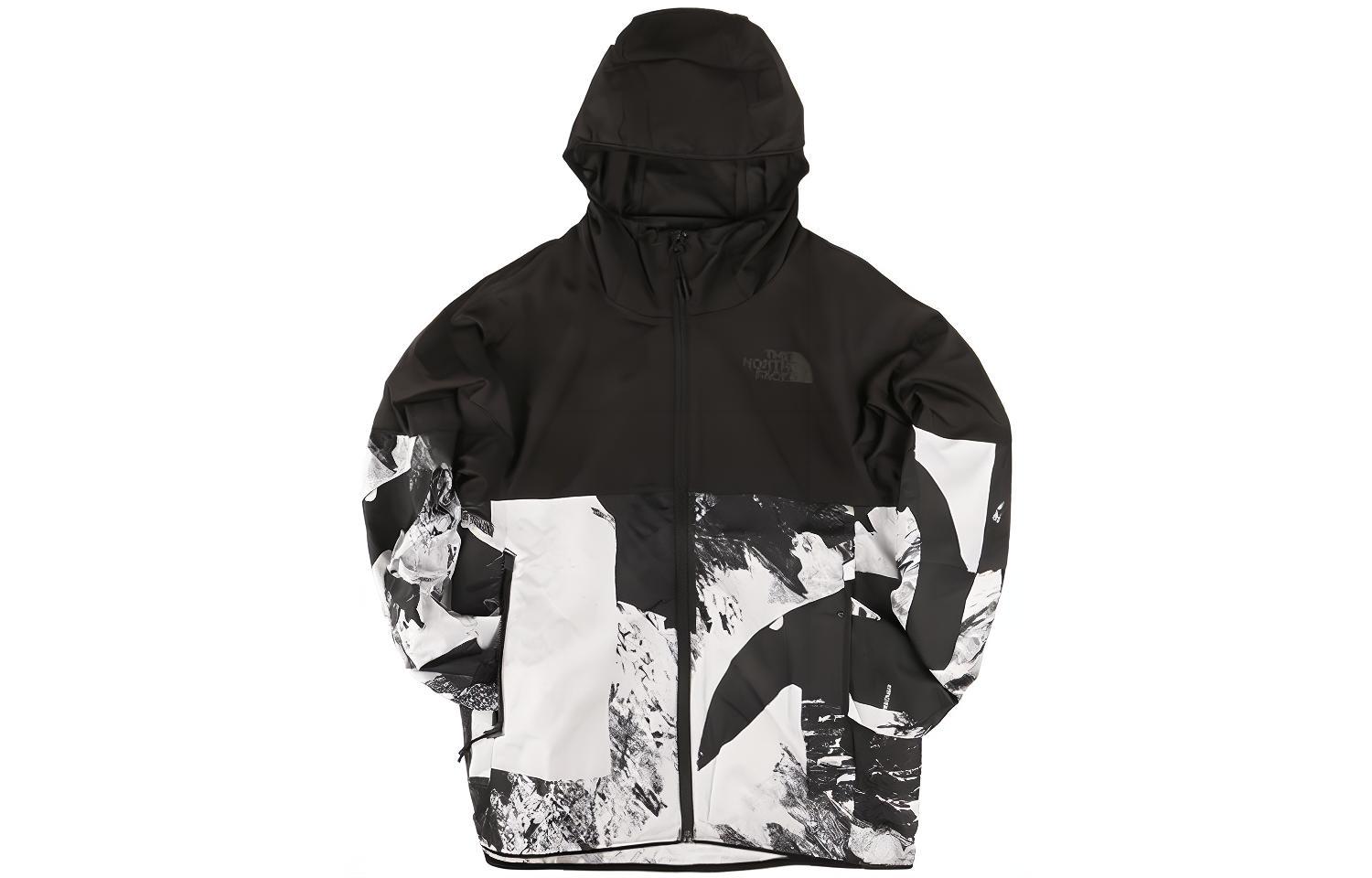 TNF Novelty Flyweight Windproof Hoodie Jacket Black Outdoor Wear NF0A4AMB-R67