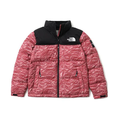 TNF Novelty Nuptse ECO Retro Insulated Jacket Red Unisex NJ1DM67L