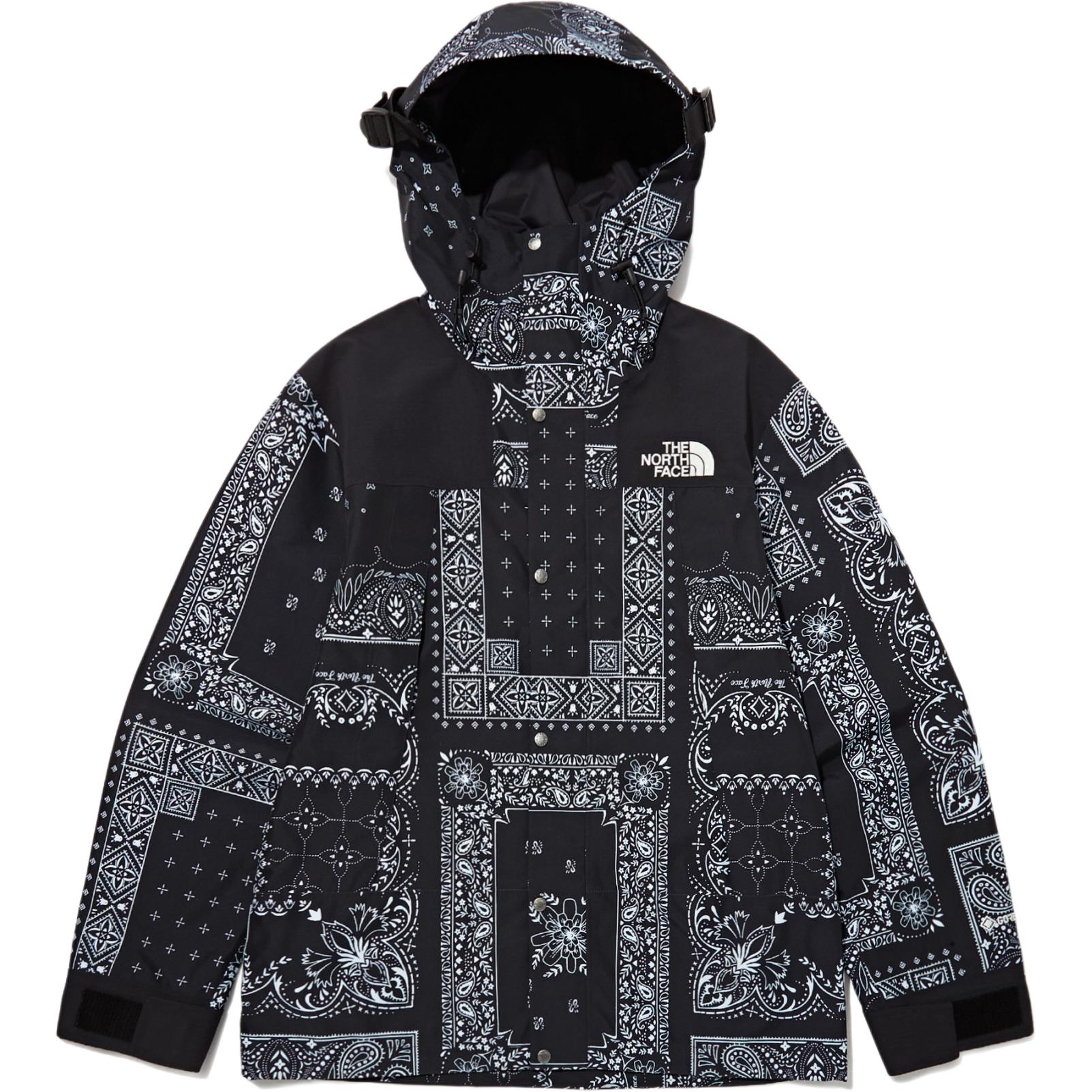 TNF Novelty Paisley Print GTX Jacket Unisex Black NJ2GN24A