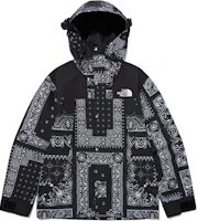 The North Face Novelty Paisley Print Gore-Tex Jacket Unisex Black NJ2GN24A The North Face Novelty Paisley Print Gore-Tex Jacket Unisex Black NJ2GN24A