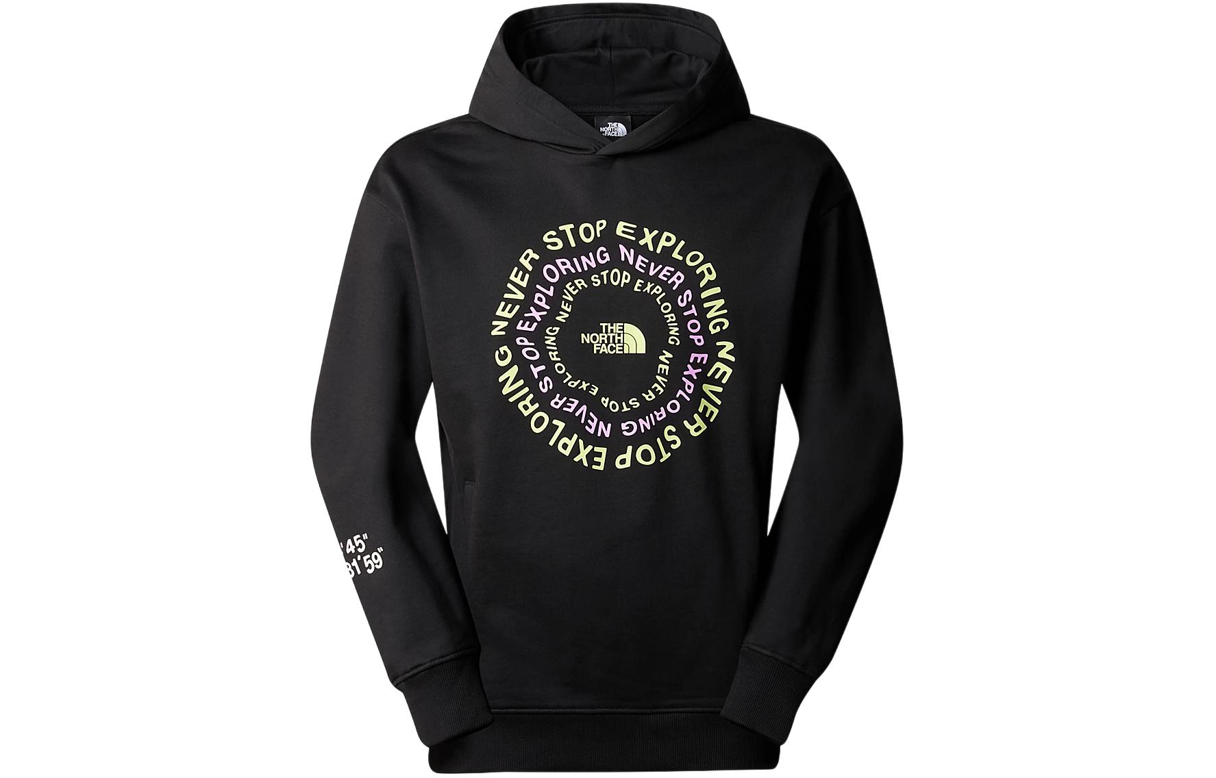 TNF NSE Graphic Hoodie Circle Logo Pullover Black NF0A87F3-JK3