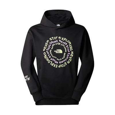 TNF NSE Graphic Hoodie Circle Logo Pullover Black NF0A87F3-JK3