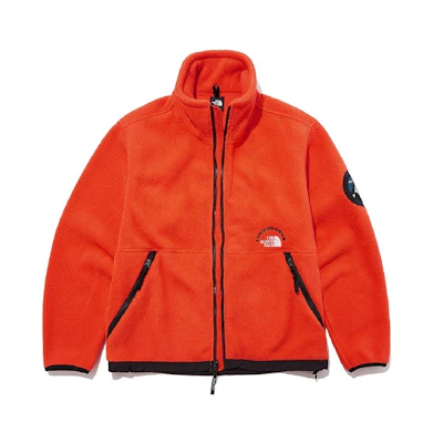 TNF NSE Pumori Expedition Fleece Jacket Orange Outdoor NJ4FL60B