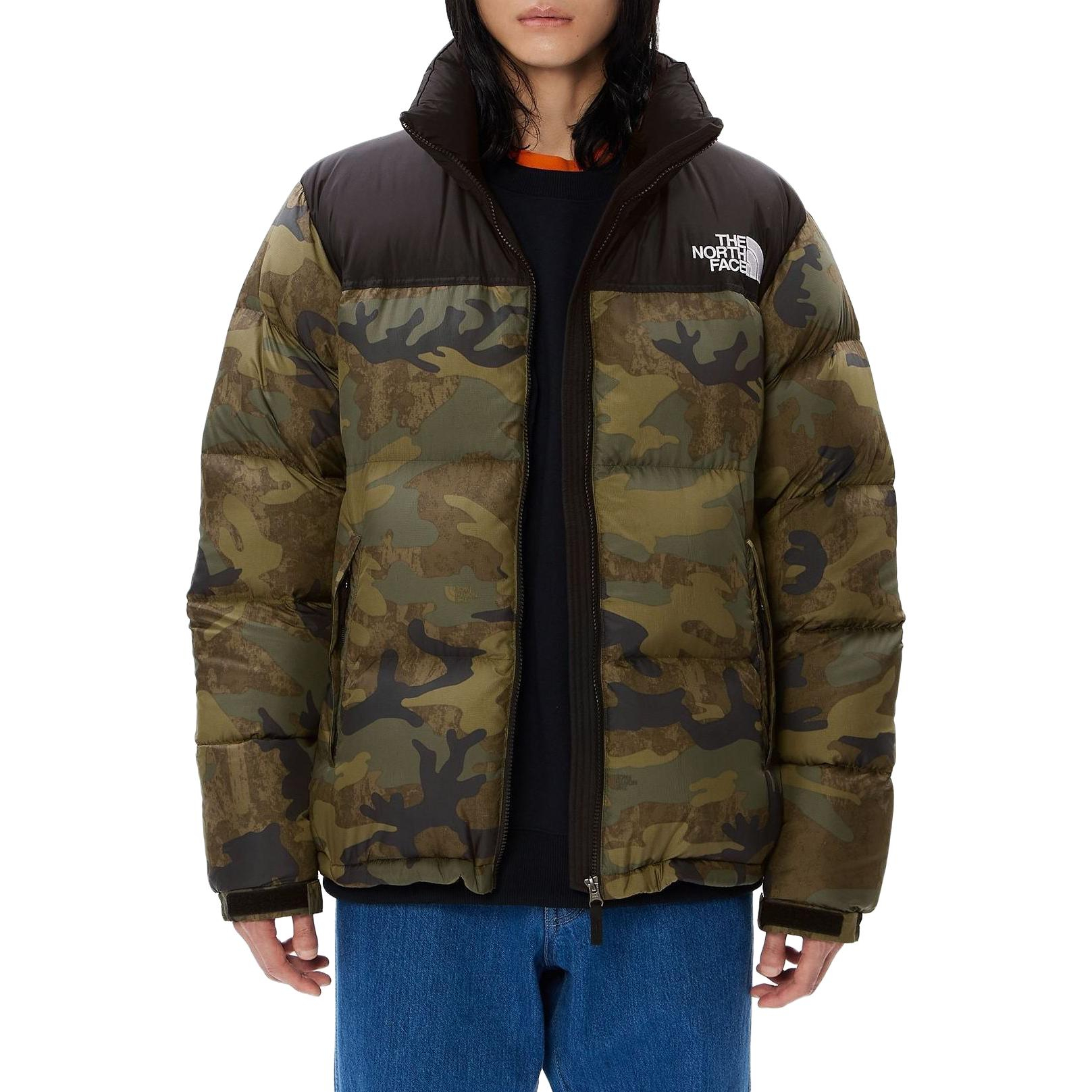 Purchase The North Face Nupsi Chaqueta Verde Camuflaje con Capucha Desmontable. ND92336-TF