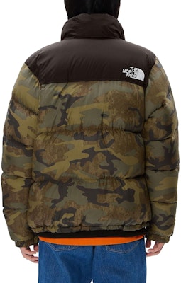 The North Face Nupsi Chaqueta Verde Camuflaje con Capucha Desmontable. ND92336-TF Details for The North Face Nupsi Chaqueta Verde Camuflaje con Capucha Desmontable. ND92336-TF