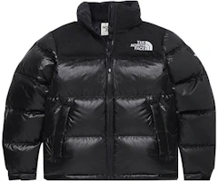 The North Face Nuptse Black Letter Print Hooded Jacket Unisex Winter Edition NJ1DM50J The North Face Nuptse Black Letter Print Hooded Jacket Unisex Winter Edition NJ1DM50J