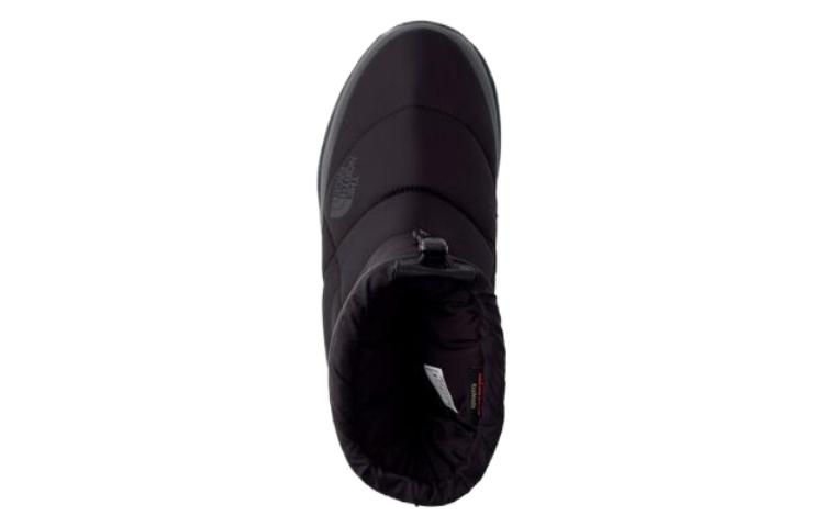 Shop The North Face 黑色 Nuptse 保暖靴 5227-2BK