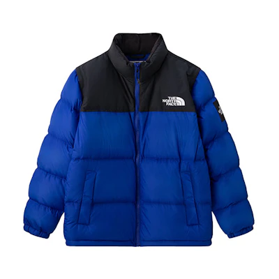 TNF Nuptse Detachable Sleeve Colorblock Jacket - Blue Winter NI1DM50J