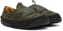 Lookbook 北面THE NORTH FACE Nuptse Down Mule 圓頭舒適 減震耐磨 低幫 生活休閒鞋 男款 綠色