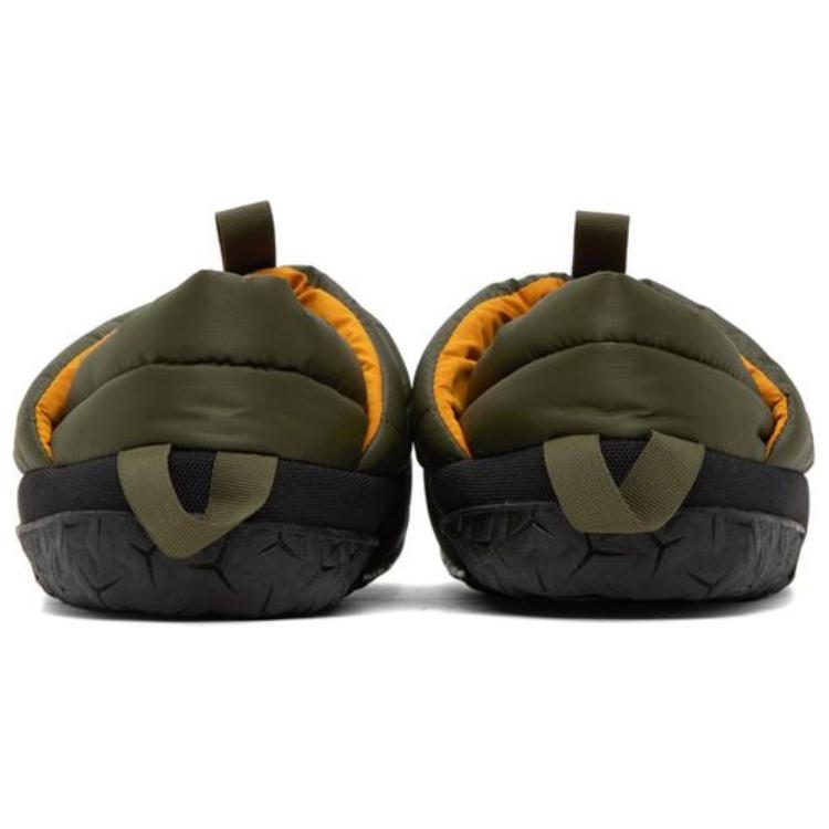 Shop 北面THE NORTH FACE Nuptse Down Mule 圓頭舒適 減震耐磨 低幫 生活休閒鞋 男款 綠色