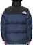 Purchase 노스페이스 눕시 FW24 발트로 네이비 블루 로고 자수 패딩 재킷. ND92335-UN