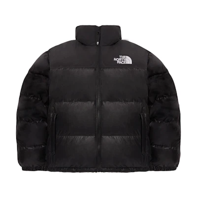 TNF Nuptse M's On Ball Black Jacket Long Sleeve Stand Collar NJ3NQ53A
