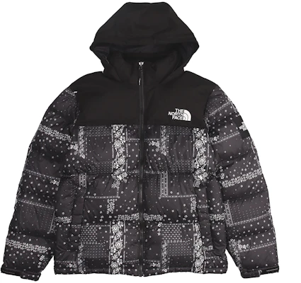 The North Face Nuptse Paisley Patchwork Jaket Puffer Hitam NJ1DL60J Buy The North Face Nuptse Paisley Patchwork Jaket Puffer Hitam NJ1DL60J