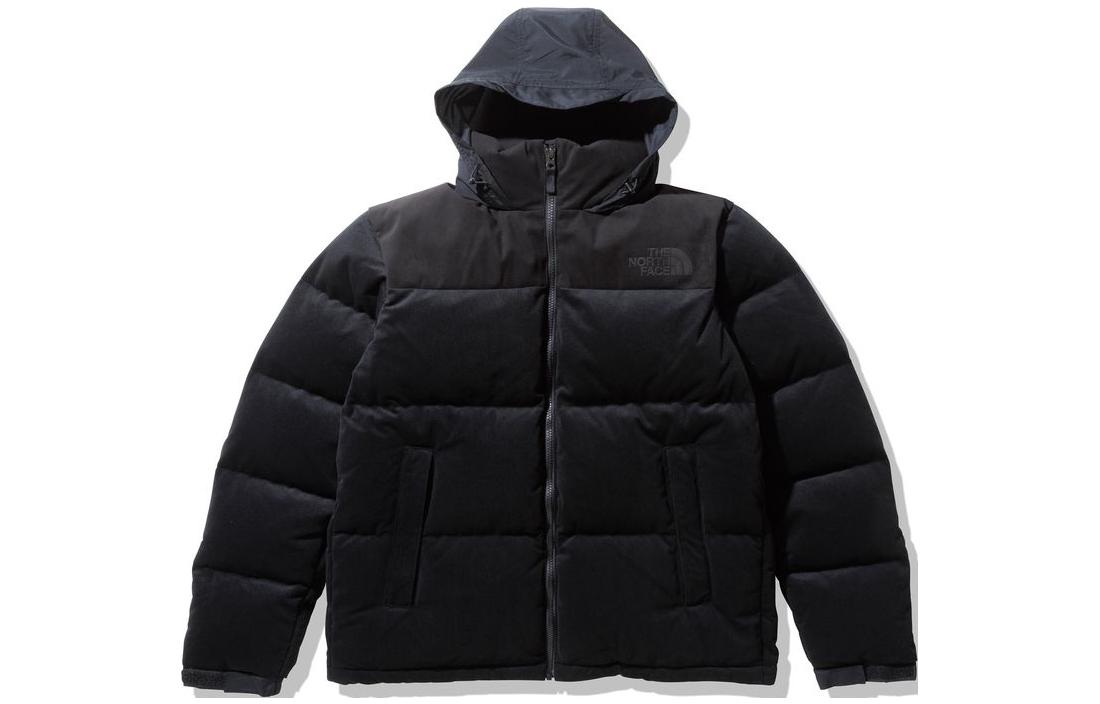 Buy 北面紫标印花羽绒服黑色 ND92231R-K