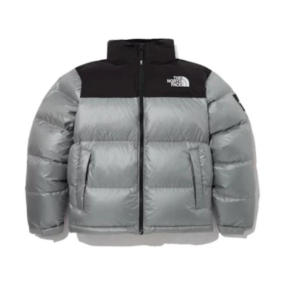 TNF Nuptse Retro Loose-Fit Insulated Jacket Unisex Silver NJ1DP62M