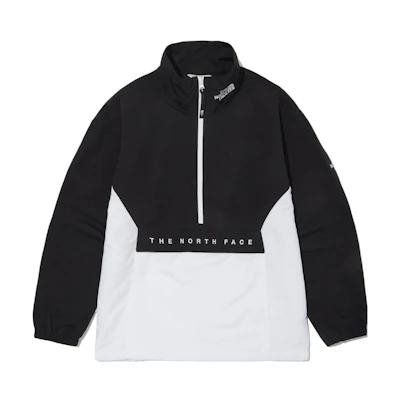TNF Olema Anorak Half-Zip Colorblock Logo Jacket Black NA3BN02J