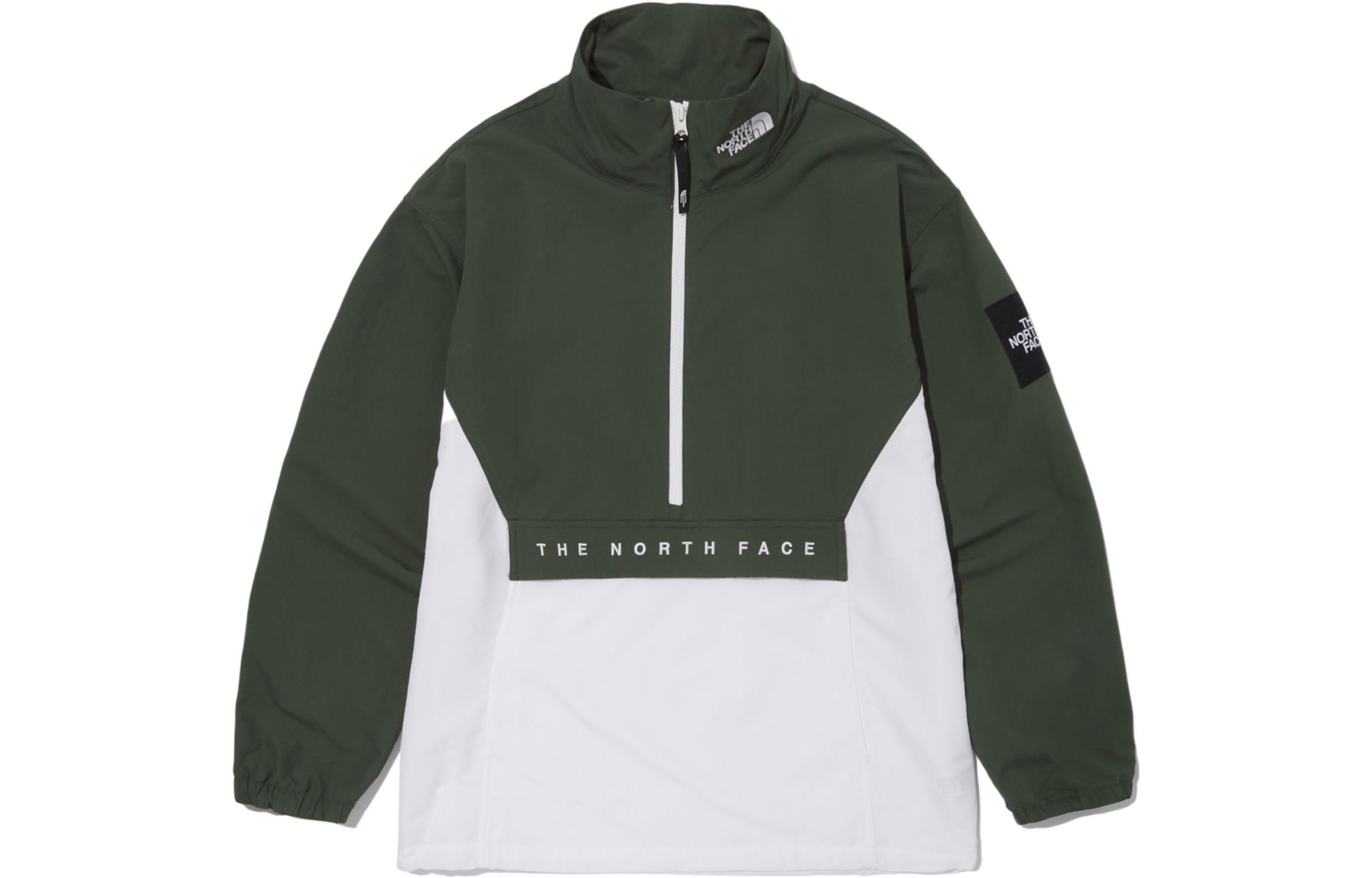 The North Face Olema Anorak Retro Logo Green Colorblock Jacket Men NA3BN02L