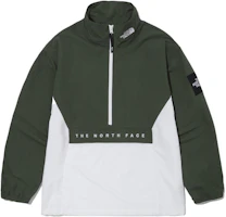 The North Face Olema Anorak Retro Logo Green Colorblock Jacket Men NA3BN02L The North Face Olema Anorak Retro Logo Green Colorblock Jacket Men NA3BN02L