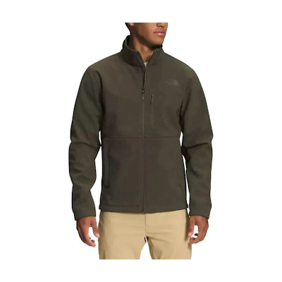 TNF Olive Embroidered Logo Zip-Up Jacket NF0A4R2A-JNT