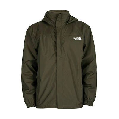 TNF Olive Green Embroidered Logo Waterproof Windbreaker Jacket NF00AR9T-21L