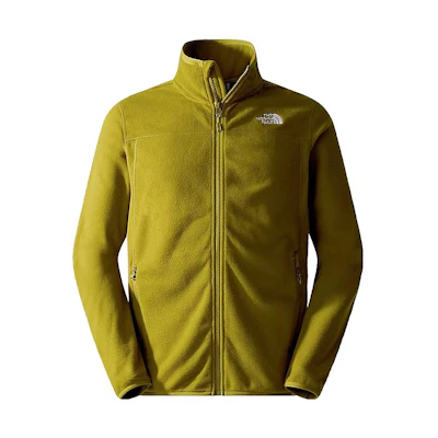 TNF Olive Green Fleece Jacket with Logo NF0A855X-I0N