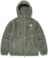 The North Face Olive Green Logo Fleece Jacket Unisex NJ4FN56K The North Face Olive Green Logo Fleece Jacket Unisex NJ4FN56K