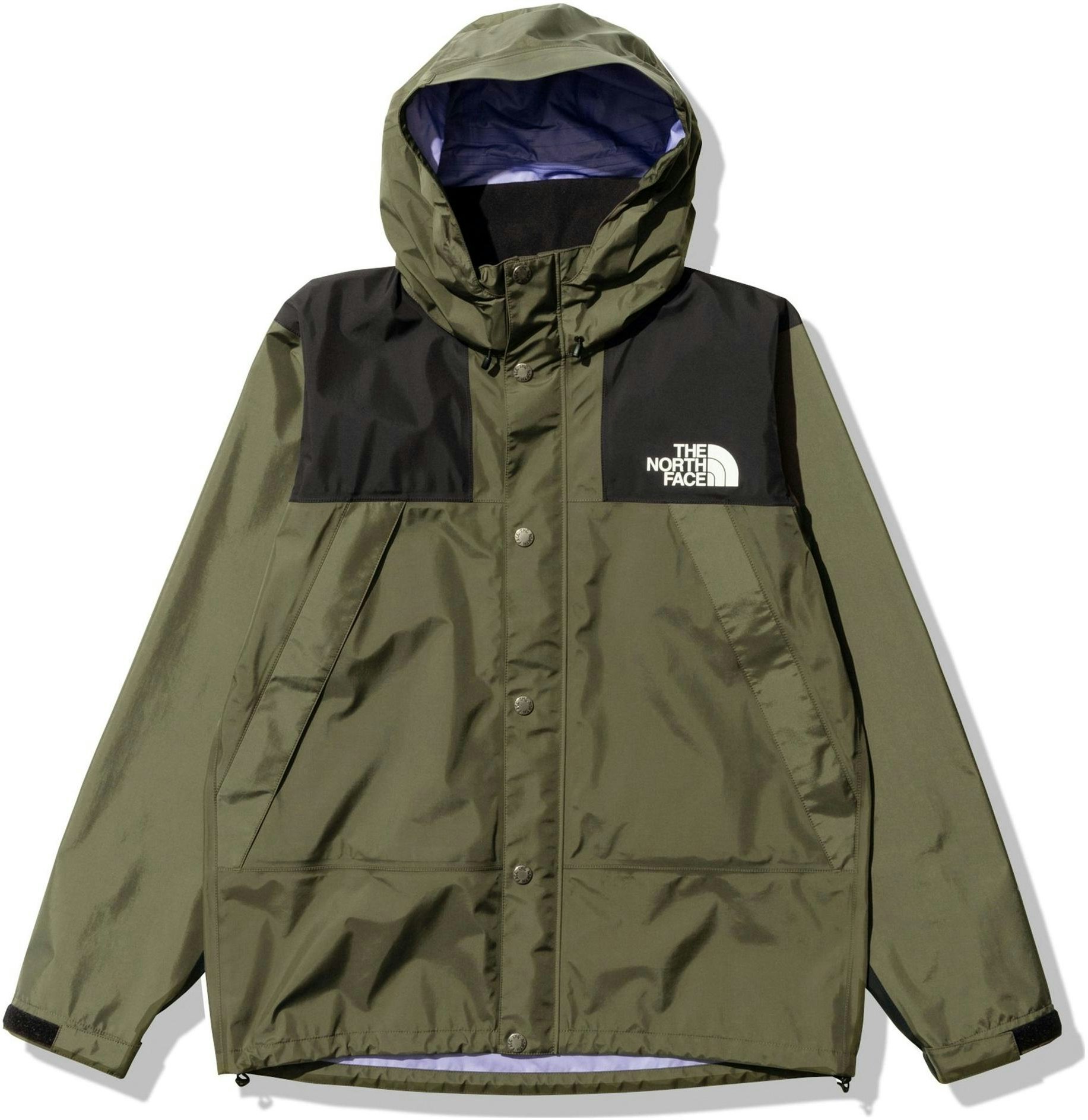 the-north-face-olive-green-logo-print-casual-hooded-jacket-np-12333-nt