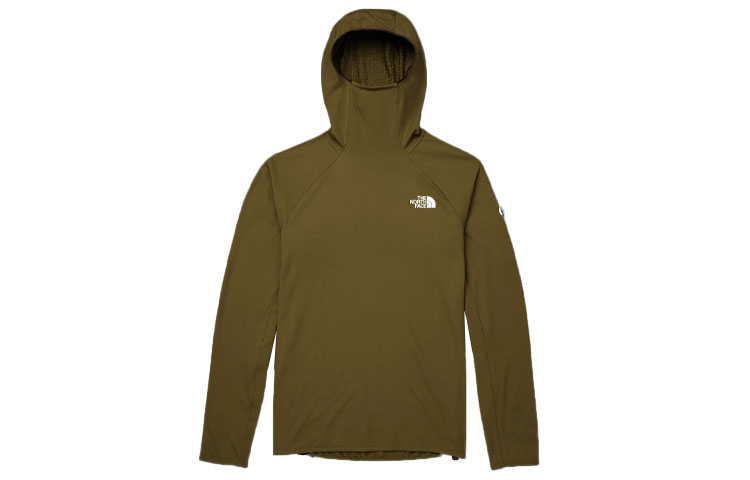 TNF Olive Logo Print Pullover Hoodie NF0A5J8Q-37U 圖 2