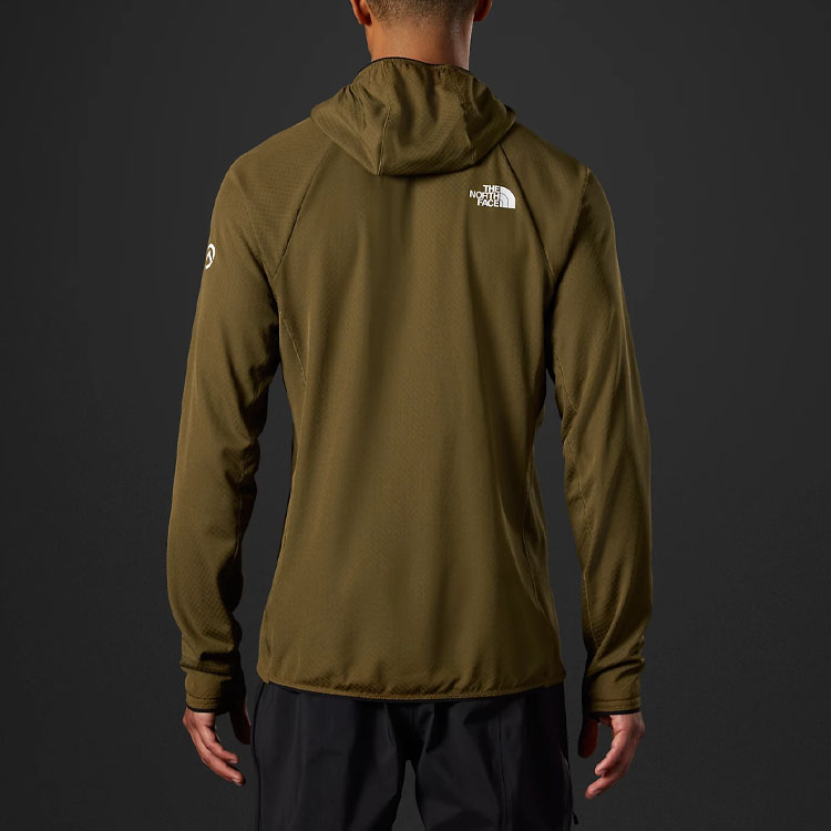 TNF Olive Logo Print Pullover Hoodie NF0A5J8Q-37U 圖 4