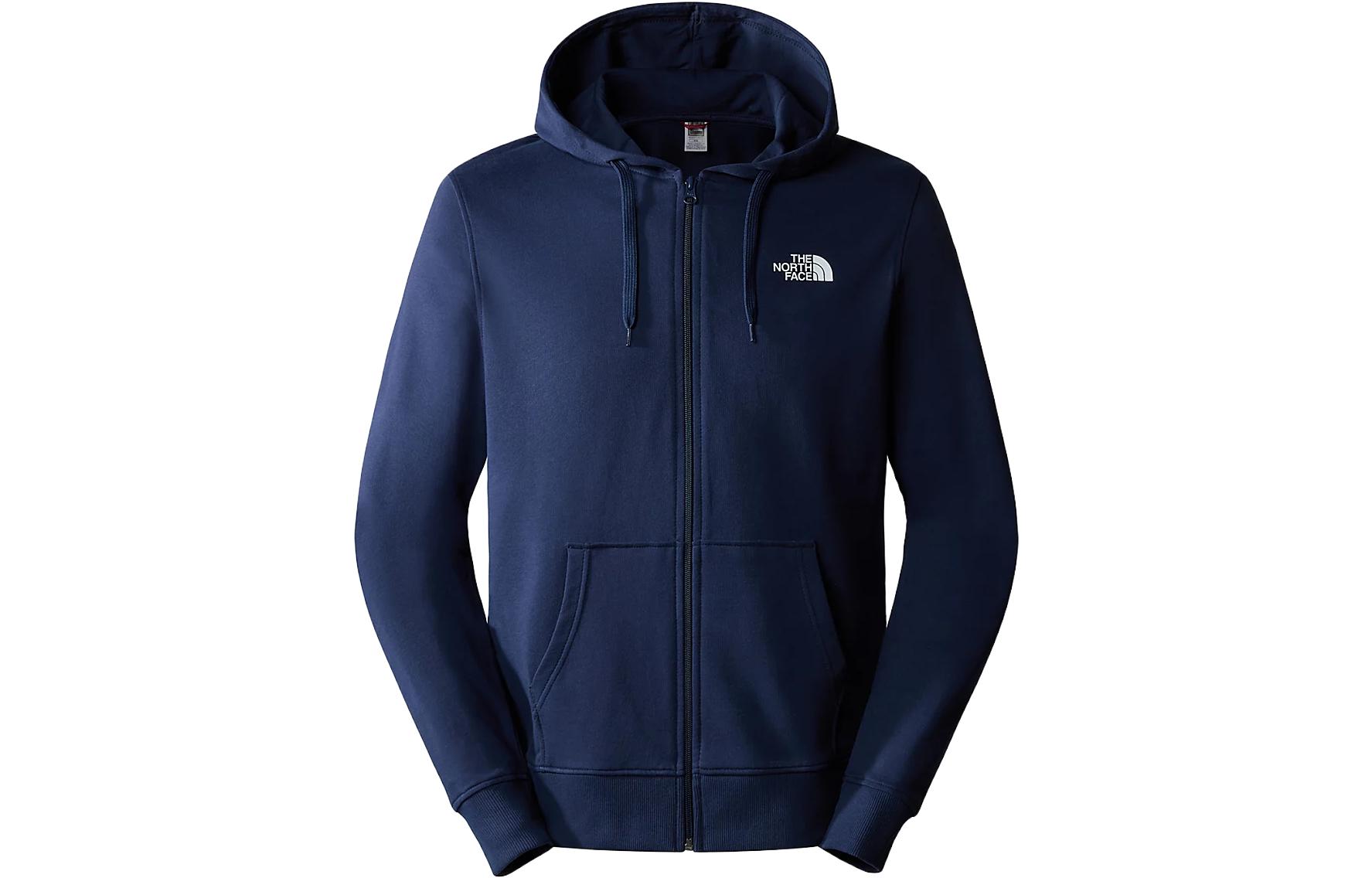 TNF Open Gate Solid Logo Hoodie Jacket Navy Blue NF0ACEP7-8K2