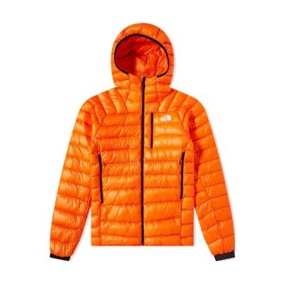 TNF Orange Hooded Down Jacket Winter Casual Wear NF0A4P6C-A6M