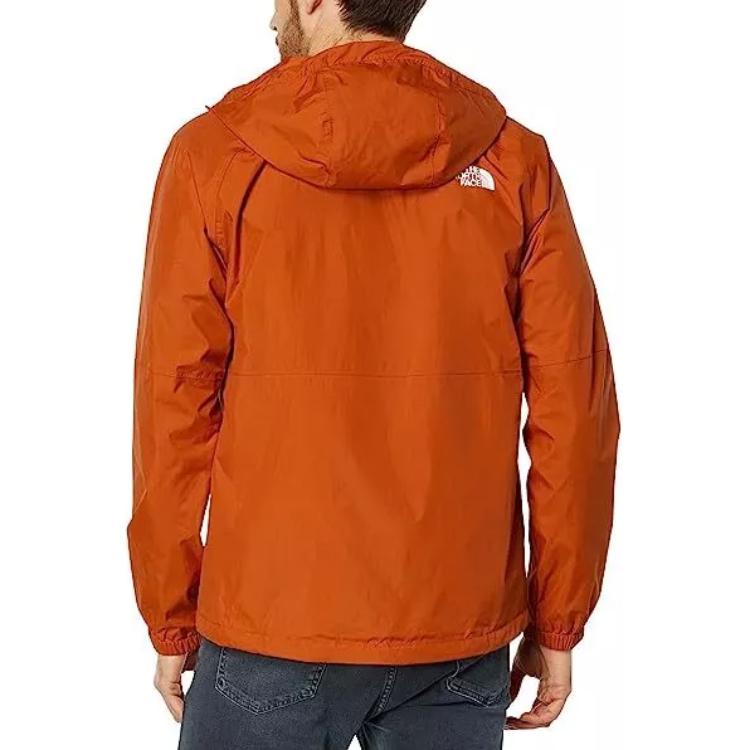 TNF Orange Solid Color Zip Hoodie Jacket NF0A7QF3-LV4 圖 3