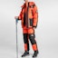 Lookbook The North Face 橘色防水防風羽絨連帽外套 NF0A4QYF-R15