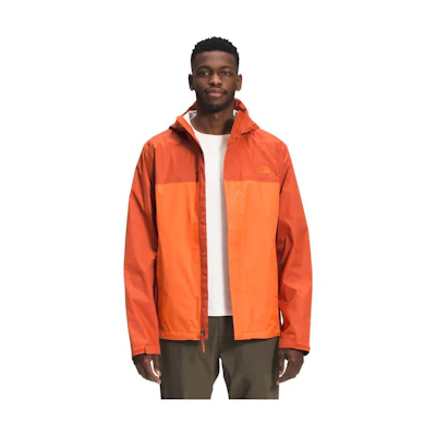 TNF Orange Waterproof Windbreaker Outdoor Jacket nf0a2vd319n