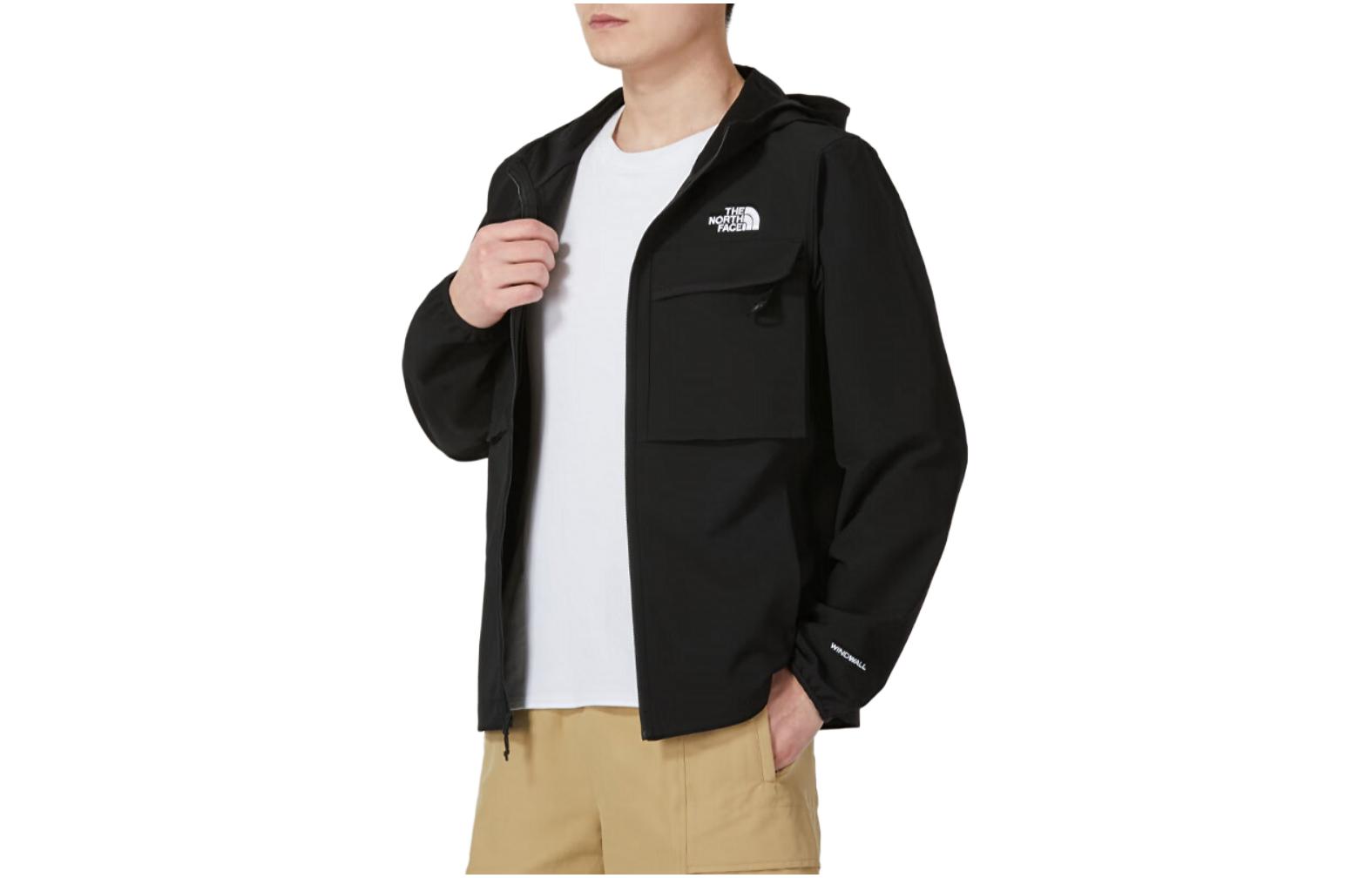 TNF Outdoor Casual Black Jacket with Logo NF0A83TL-JK3 圖 2
