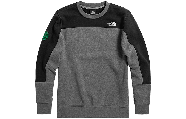 TNF Outdoor Colorblock Knit Pullover Hoodie Grey NF0A4QP7-GVD