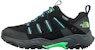 Kasut Santai Grip Luar The North Face 'Hitam Hijau' NF0A4MBW-KT0
