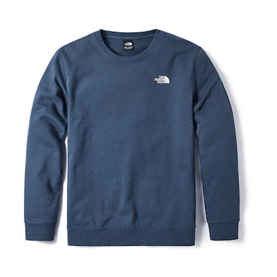 TNF Outdoor Knit Crewneck Pullover Sweatshirt Blue (Unisex) NF0A4NFH-HDC