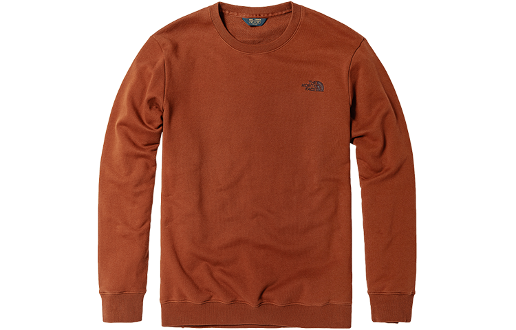 TNF Outdoor Knit Crewneck Pullover Sweatshirt Brick Red Unisex NF0A4NES-UBC