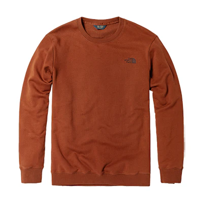 TNF Outdoor Knit Crewneck Pullover Sweatshirt Brick Red Unisex NF0A4NES-UBC