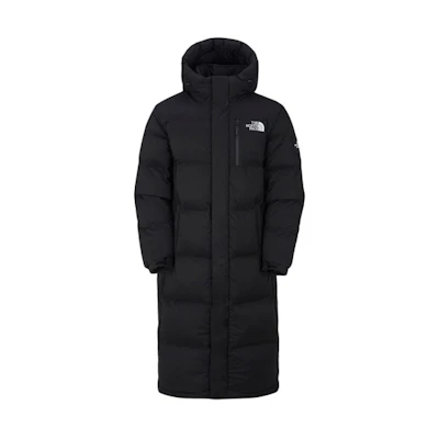 TNF Outdoor Logo Down Jacket Unisex Couple's Edition Black NC1DM00A