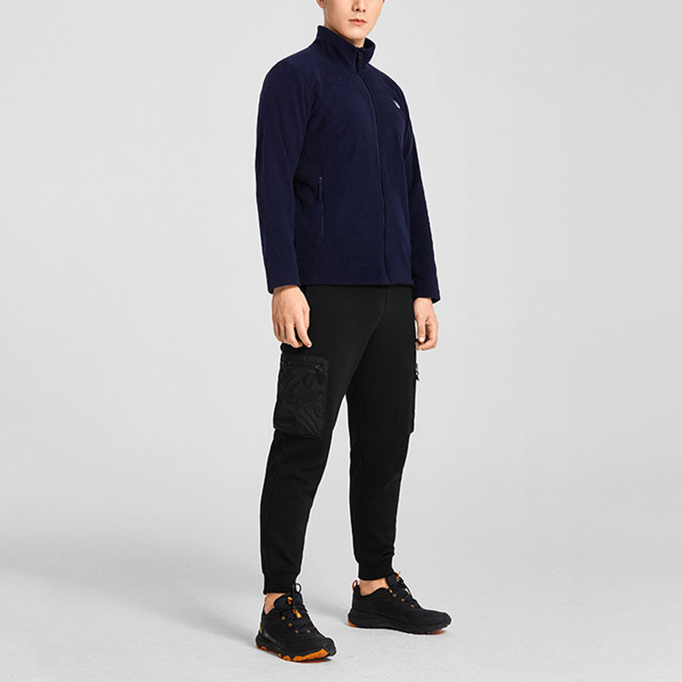 TNF Outdoor Logo Fleece Jacket Deep Blue NF0A4U86-L4U 圖 3