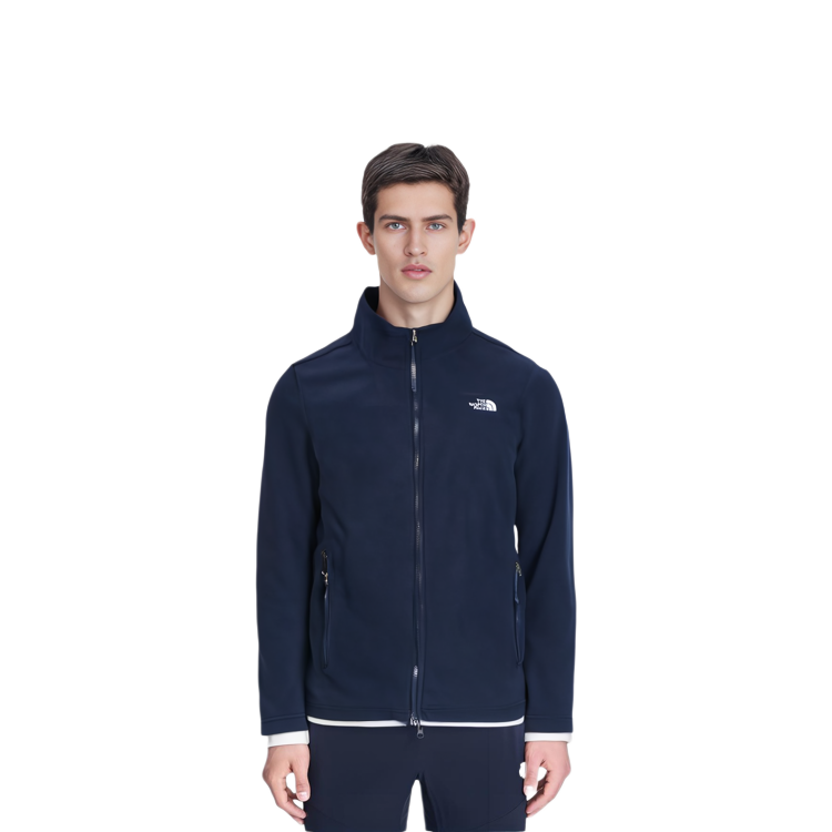 TNF Outdoor Logo Fleece Jacket Deep Blue NF0A4U86-L4U 圖 5