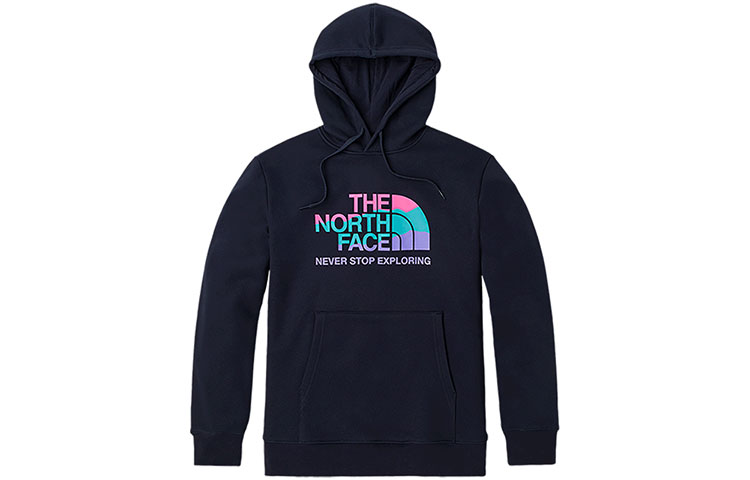 TNF Outdoor Logo Print Fleece Hoodie Blue (Unisex) NF0A7W8K-RG1 圖 2