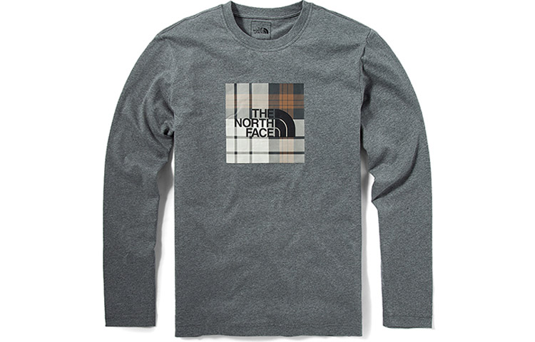 The North Face Outdoor Long-Sleeve Tee Gray 4NEW-DYY