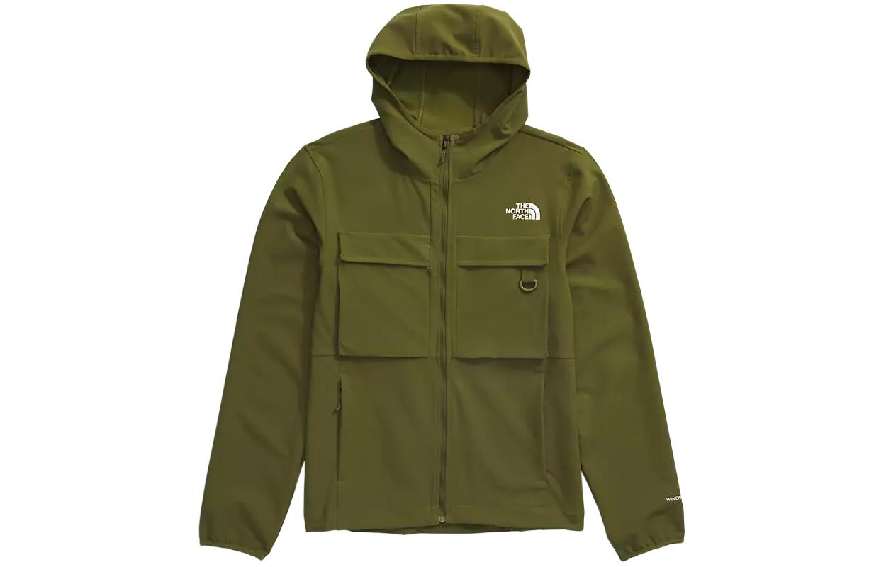 TNF Outdoor Multi-Pocket Hoodie Jacket Forest Olive Green NF0A86NV-PIB 圖 2