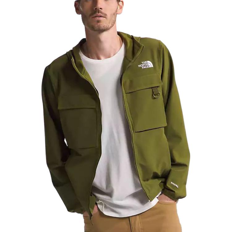 TNF Outdoor Multi-Pocket Hoodie Jacket Forest Olive Green NF0A86NV-PIB 圖 3