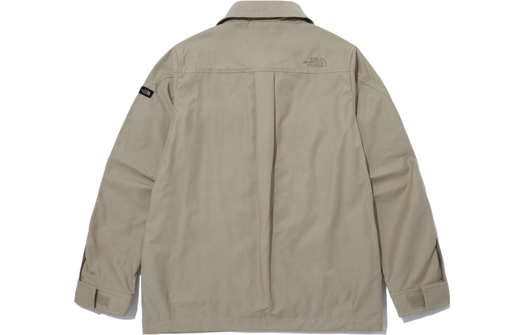 TNF Outdoor Multi-Pocket Khaki Jacket Unisex Casual Workwear Style NJ3BN51C 圖 3