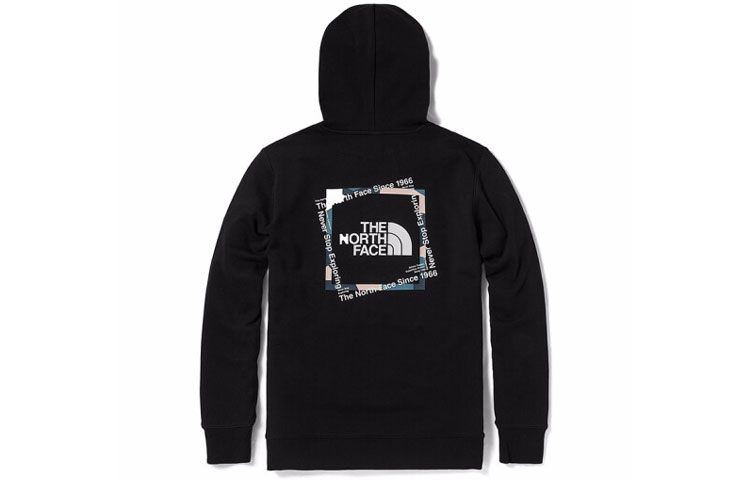 TNF Outdoor Pullover Hoodie Black - Unisex Casual Style NF0A5JWJ-JK3