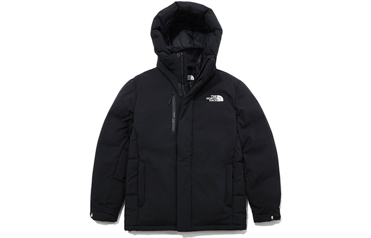 TNF Outdoor Short Hooded Jacket Winter Unisex - Black NJ1DL71A